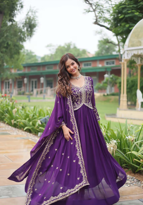 Indo-Western Long Gown - Image 2