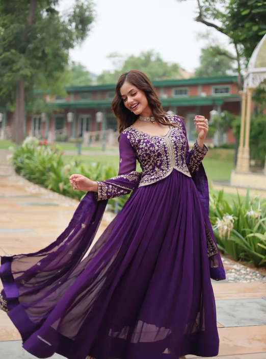 Indo-Western Long Gown - Image 3