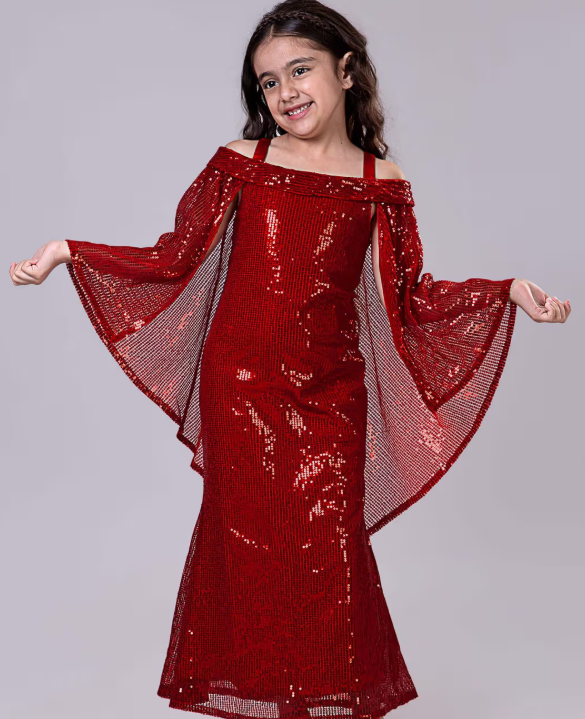 Sequin Embellished Gown