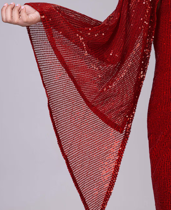 Sequin Embellished Gown - Image 4