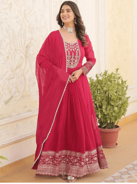 Round Anarakali Gown - Image 3