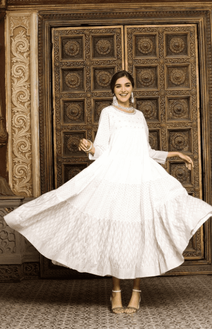 White Flair Gown - Image 2