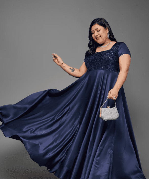 A+ Curve Plus Size Gown