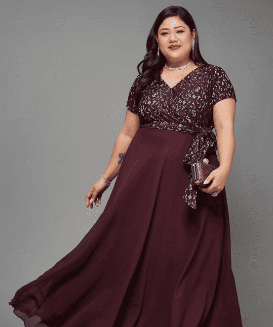 Plus Size Self Designed Gown