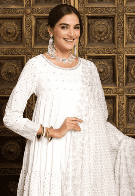 White Flair Gown - Image 4